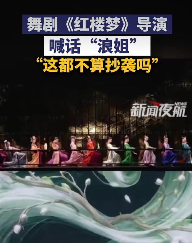 舞剧《红楼梦》导演质疑《浪姐》抄袭 查重率引争议